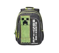 Minecraft Adaptable Hostile Behavior 40x30x15 Cm 18l Backpack Schwarz Kinder