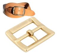Cyrank Gürtelschnalle für Männer, 40 x 56 mm, rechteckig, goldene Gürtelschnallen für Frauen, universelle Gürtelschnallen für Kleidung, Handtasche, DIY-Handwerk