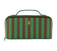 Cyrille Cosmetic Bag Medium Stripe Green 23.5x11x5x22cm