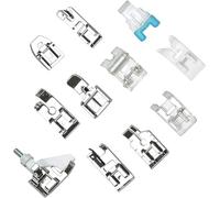 CYTGOUPER 11 Stück Nähmaschinen Zubehör mit Aufbewahrungsbox, Nähmaschinenfuß Set, Multifunktions Nähfuß, Universal Saumfuss für meisten Haushaltsnähmaschinen