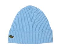 Czapka zimowa Lacoste Unisex Ribbed Wool - blue - Blau