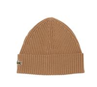 Czapka zimowa Lacoste Unisex Ribbed Wool - brown - Braun