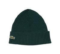 Czapka zimowa Lacoste Unisex Ribbed Wool - green - Grün