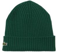 Czapka zimowa Lacoste Unisex Ribbed Wool - Grün