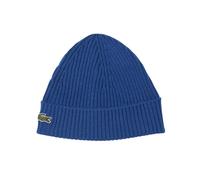 Czapka zimowa Lacoste Unisex Ribbed Wool - sapphire blue - Blau