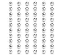 D.Bella Ersatzkugeln Piercing Kugeln Set 16G 14G Chirurgenstahl Gewinde Schraubkugeln für Piercing Schmuck 60-Stk