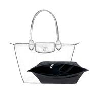 D.DUO Felz Handtasche Insert Organizer für Longchamp (Schwarz, Klein) | Filz-Organizer-Einsatz für Longchamp, Multifach-Design, leichtes, langlebiges Kratzerfilz, tägliche Aufbewahrung
