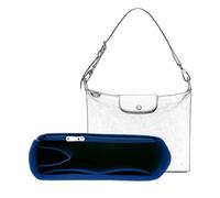 D.DUO Handtaschen-Organizer, Filz-Geldbörsen-Organizer mit Reißverschlusstaschen, geeignet für Umhängetaschen, Schultertaschen, Handtaschen-Taschen-Organizer (Dunkelblau)