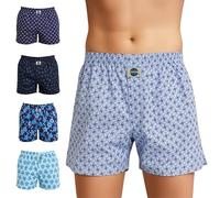 D.E.A.L International 5-er Set Boxershorts Blau mit Motiv Mix