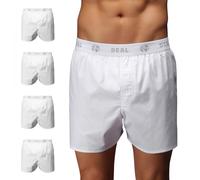 D.E.A.L International 5-er Set Boxershorts Logobund Weiss
