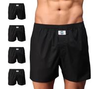 D.E.A.L International 5-er Set Boxershorts Schwarz Größe XL