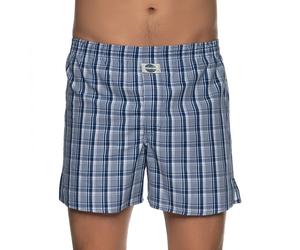 D.E.A.L International Boxershorts Blau kariert