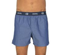 D.E.A.L International Boxershorts Blau mit Logo Bund