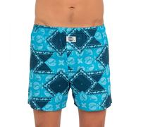 D.E.A.L International Boxershorts Blau mit Paisley