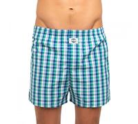 D.E.A.L International Boxershorts Blau & Türkis kariert
