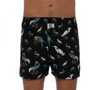 D.E.A.L International Boxershorts Blau Vogel Motiv