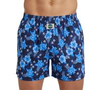 D.E.A.L International Boxershorts Dunkelblau mit Blumen-Print
