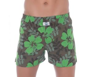 D.E.A.L International Boxershorts Grün mit Camouflage Muster
