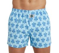 D.E.A.L International Boxershorts Hellblau mit Schildkröten-Print