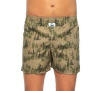 D.E.A.L International Boxershorts Khaki mit Waldmotiv