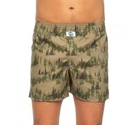 D.E.A.L International Boxershorts Khaki mit Waldmotiv