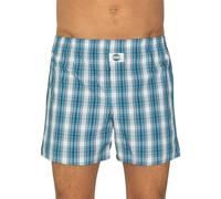 D.E.A.L International Boxershorts Türkis kariert