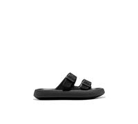 D. Franklin - Bloomer Bio Schwarze Sandalen - Bequeme, flache Sportsandalen für den Sommer - Größe (39) - Modell bloomer