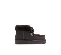 D.Franklin Damen-Lederstiefel mit Nordic-Innenfutter Mittelbraun/Rindsleder. - Damenstiefel - Freizeitmode - Größe (38) - Modell nordic