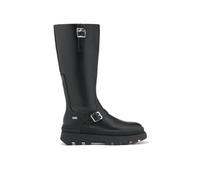 D.Franklin Damenstiefel Hoher Schnitt All Track Biker Schwarz - Damenstiefel - Freizeitmode - Größe (41) - Modell all track