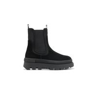 D.Franklin Damenstiefel Mittelhoch All Track Chelsea Schwarz - Damenstiefel - Freizeitmode - Größe (40) - Modell all track