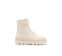D.Franklin Damenstiefel Mittelhöhe All Track Riemen Beige - Damenstiefel - Freizeitmode - Größe (39) - Modell all track