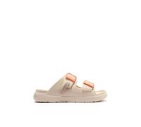 D. Franklin Offene Damensandalen mit verstellbarer Schnalle, Vibe Beige - Bequeme flache sportliche Sandalen für den Sommer - Größe (38) - Modell Buckle