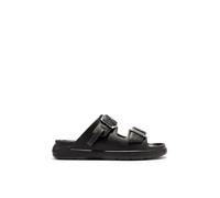 D. Franklin Offene Damensandalen mit verstellbarer Schnalle Vibe Silber - Bequeme flache sportliche Sandalen für den Sommer - Größe (40) - Modell Buckle