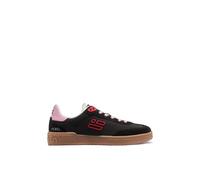 D. Franklin - Rebel Love Damen-Sneaker, Low-Top, Valentine's Edition, Schwarz - Damen-Anzugschuhe - Lässige Mode - Größe (41)