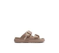 D. Franklin Unisex offene Sandalen mit verstellbarer Schnalle in Vibe Taupe - Bequeme flache sportliche Sandalen für den Sommer - Größe (43) - Modell Buckle