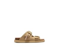 D. Franklin Unisex-Sandalen mit Schnallenverschluss in Hellbraun Vibe - Bequeme flache Sportsandalen für den Sommer - Größe (37) - Modell Buckle