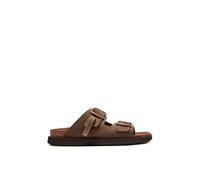 D. Franklin Unisex Vibe Sandalen mit Schnallenverschluss in Schokoladenbraun - Bequeme flache Sportsandalen für den Sommer - Größe (37) - Modell Buckle
