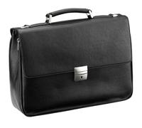 D&N Business Line Aktentasche, 40 cm, 13L, Schwarz