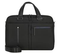 D&N Business Line Aktentasche Leder 40 cm schwarz