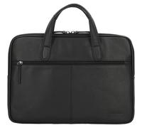 d & n Business Line Aktentasche Leder 40 cm Laptopfach schwarz Herren