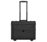 d&n Business & Travel 2 Rollen Pilotentrolley 38 cm Laptopfach schwarz (2893-01) schwarz
