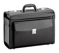 d&n Business & Travel Pilotenkoffer Leder 46 cm schwarz