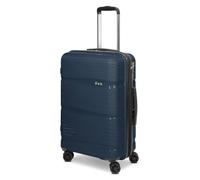 D & N mittelgroßer Hartgepäck Check-in Koffer | Trolley 43 x 25 x 65 cm aus hochwertigem, robustem Polypropylen Material | für Damen und Herren | Erweiterbar & TSA-Schloss | TravelLine 4300-PLUS