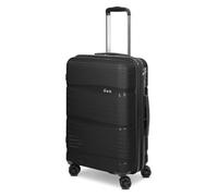 D & N mittelgroßer Hartgepäck Check-in Koffer | Trolley 43 x 25 x 65 cm aus hochwertigem, robustem Polypropylen Material | für Damen und Herren | Erweiterbar & TSA-Schloss | TravelLine 4300-PLUS
