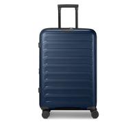 d&n Toronto 4 Rollen Trolley M 65 cm mit Dehnfalte blau