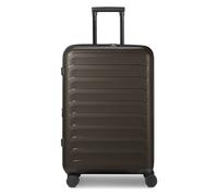 d&n Toronto 4 Rollen Trolley M 65 cm mit Dehnfalte braun