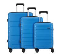 d&n Travel Line 4100 4 Rollen Kofferset 3-teilig blau