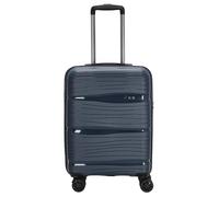 D&N Travel Line 4300-4-Rollen-Kabinentrolley S 55 cm dunkelblau