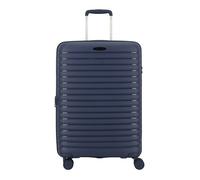 d&n Travel Line 4500 4 Rollen Trolley M 65 cm mit Dehnfalte blau