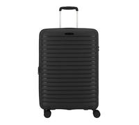 d&n Travel Line 4500 4 Rollen Trolley M 65 cm mit Dehnfalte black (TAS030841) schwarz